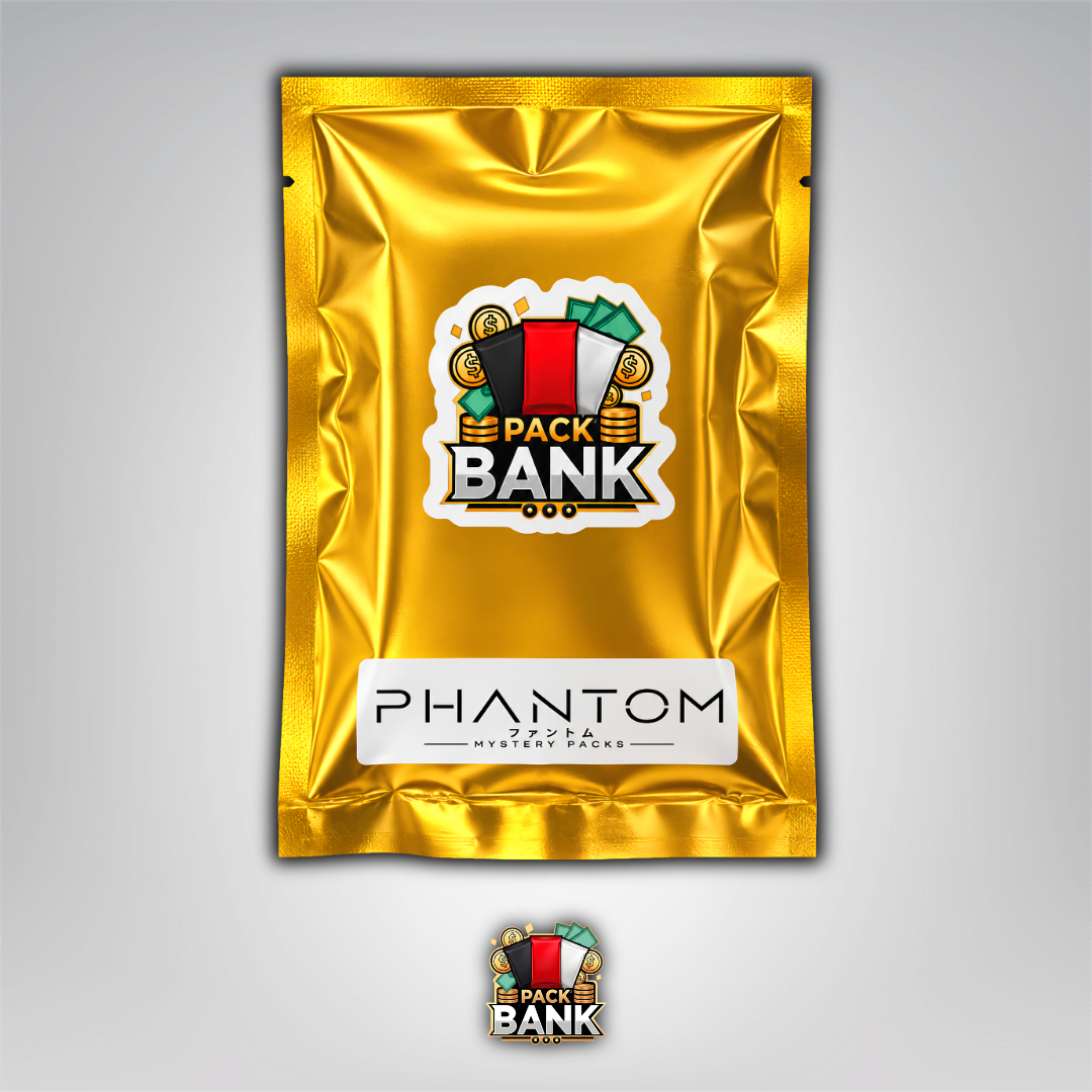 Gold Bank Bag - 5 Mystery Pokémon Booster Packs