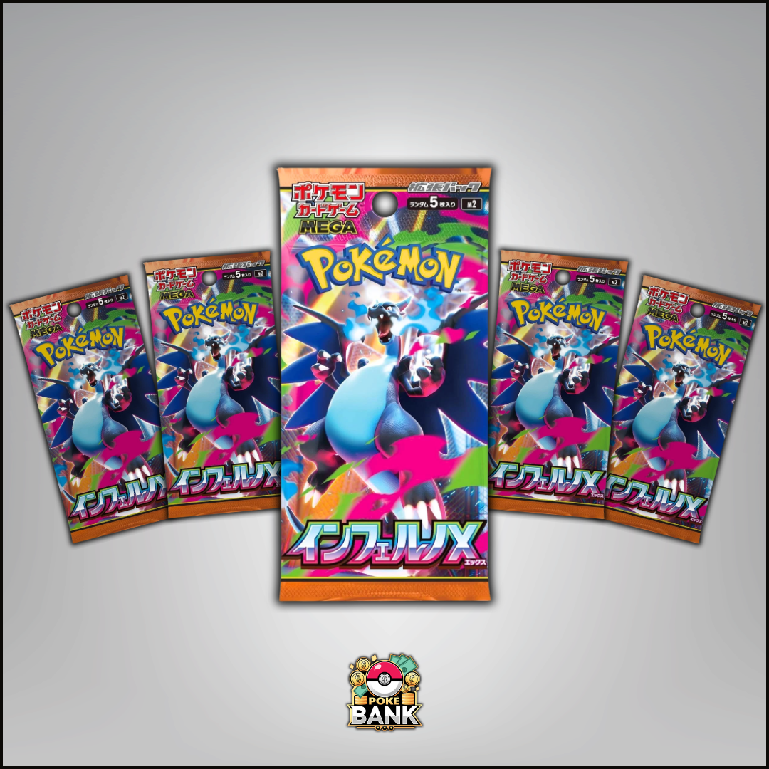 JPN Inferno X - 5 Pokémon Booster Packs