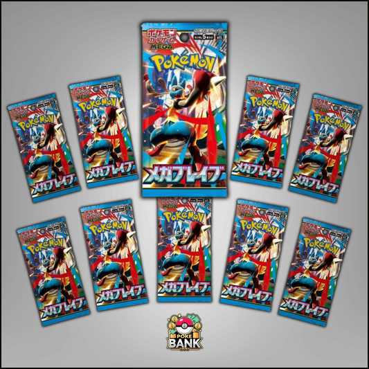 JPN Mega Brave - 10 Pokémon Booster Packs